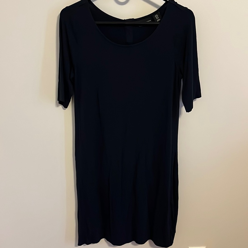 Simple navy dress